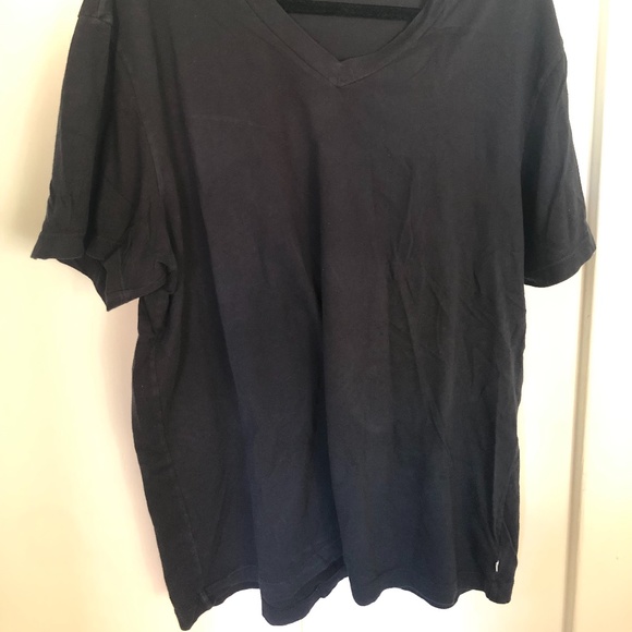 James Perse Short Sleeve V-Neck T-Shirt (Navy) (5/XXL) - Picture 4 of 4